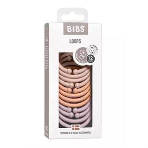 BIBS - Loops 12 Pack, Blush/Peach/Dusky Lilac